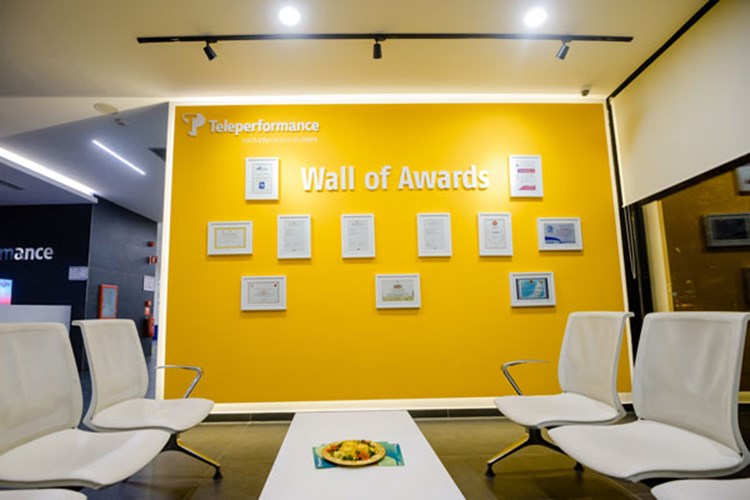 Wall of awards